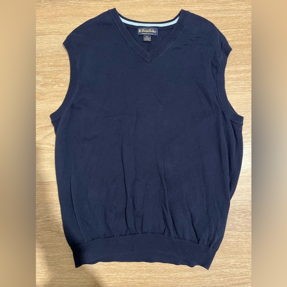 Brooks Brothers Men’s Supima Cool Sweater Vest Size‎ XL - Picture 1 of 5